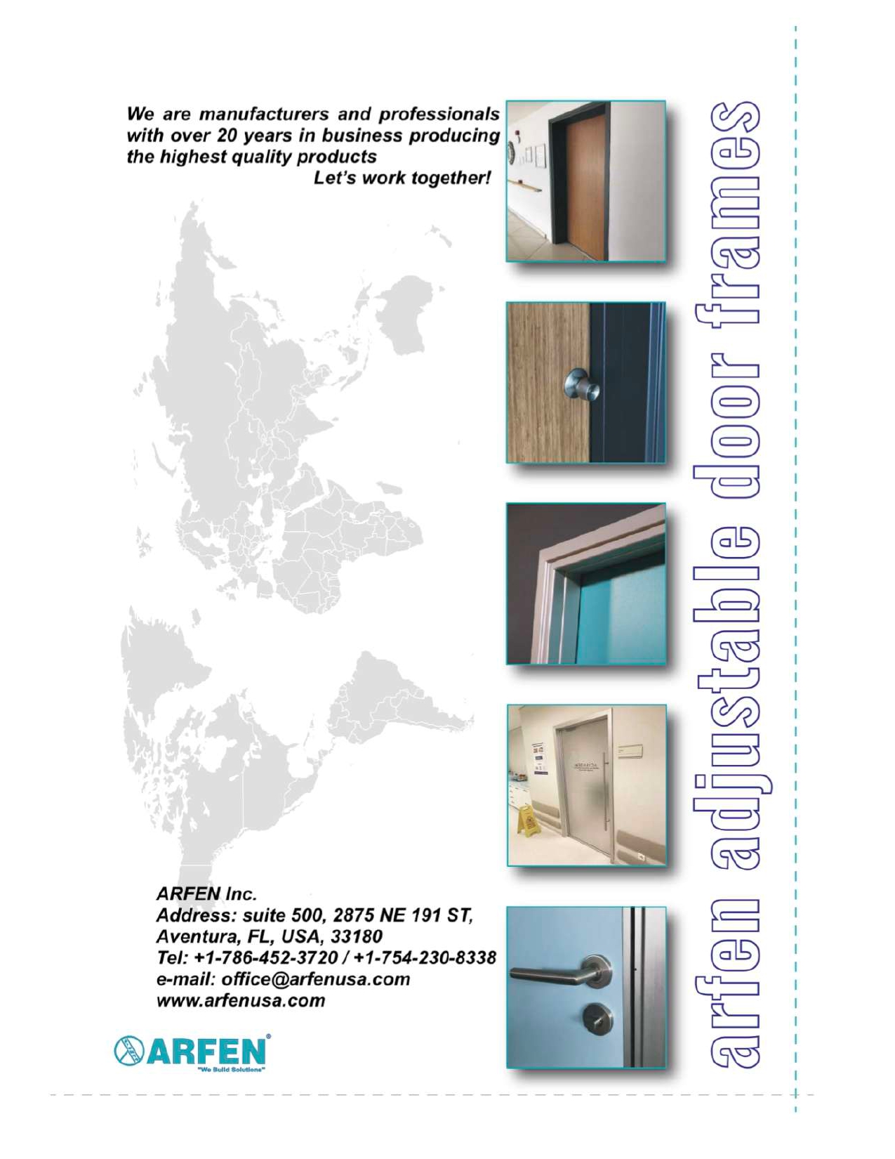 Adjustable door frames catalog