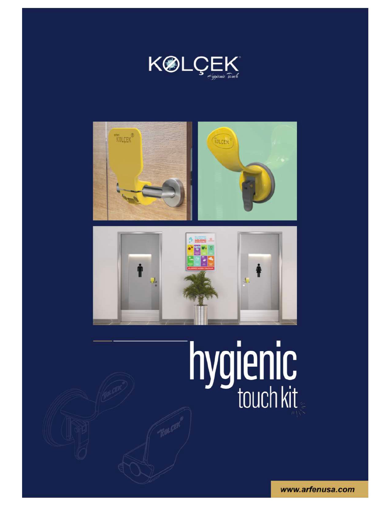 COVID-19 protection Hygienic touch kit catalog.